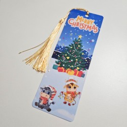 Christmas Scene Bookmark | Double Sided | Laminated