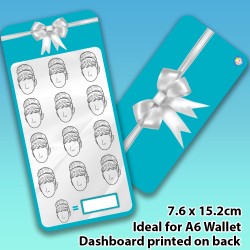 Breakfast at Tiffany's Savings Challenge with Dashboard Printed on Rear