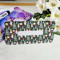 Christmas Trees and Gnomes/Gonks binder insert | Front and Back Printed - Cash Wallet Dashboard