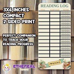 Reading Log/Tracker Compact 3x6in