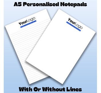 Custom A5 Notepad with Logo