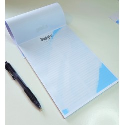 Simple Shopping List A5 30 Page Notepad/Memo - Tear Off Style